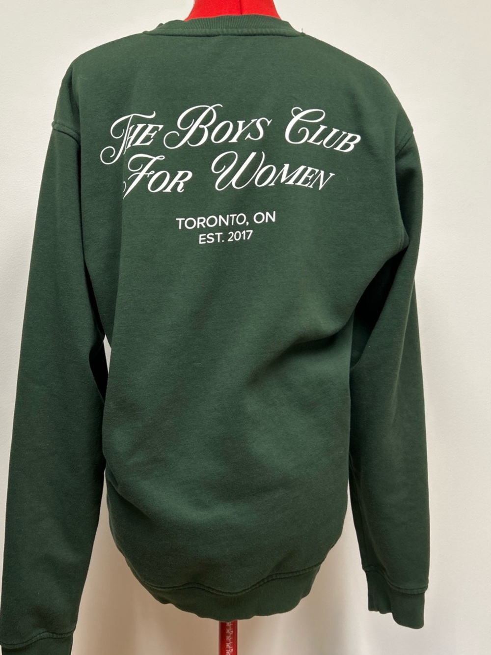 The Boys Club Women's Forest Green Crewneck Sweatshirt